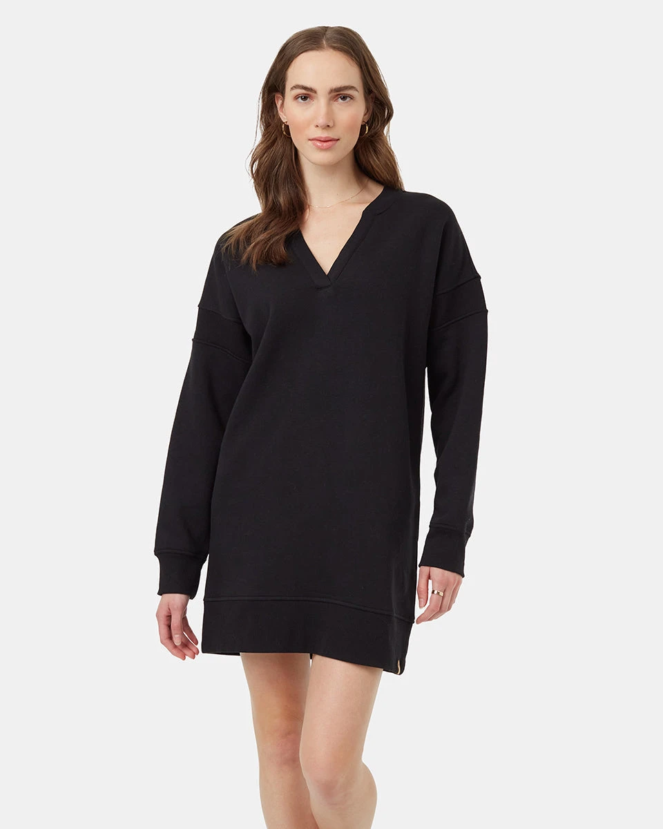 Tentree TreeFleece Rib Insert Dress - Image 3