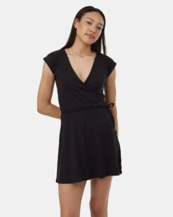 Tentree Knit Wrap Dress