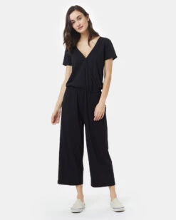 Tentree Blakely Shortsleeve Knit Jumpsuit