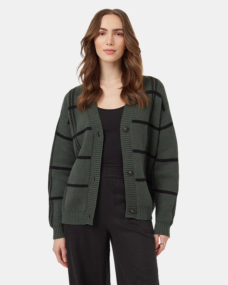 Tentree Highline Jacquard Cardigan