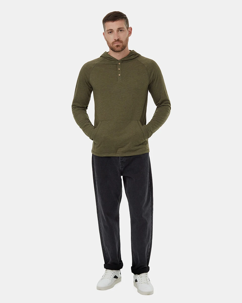 Tentree TreeBlend Henley Hoodie - Image 2