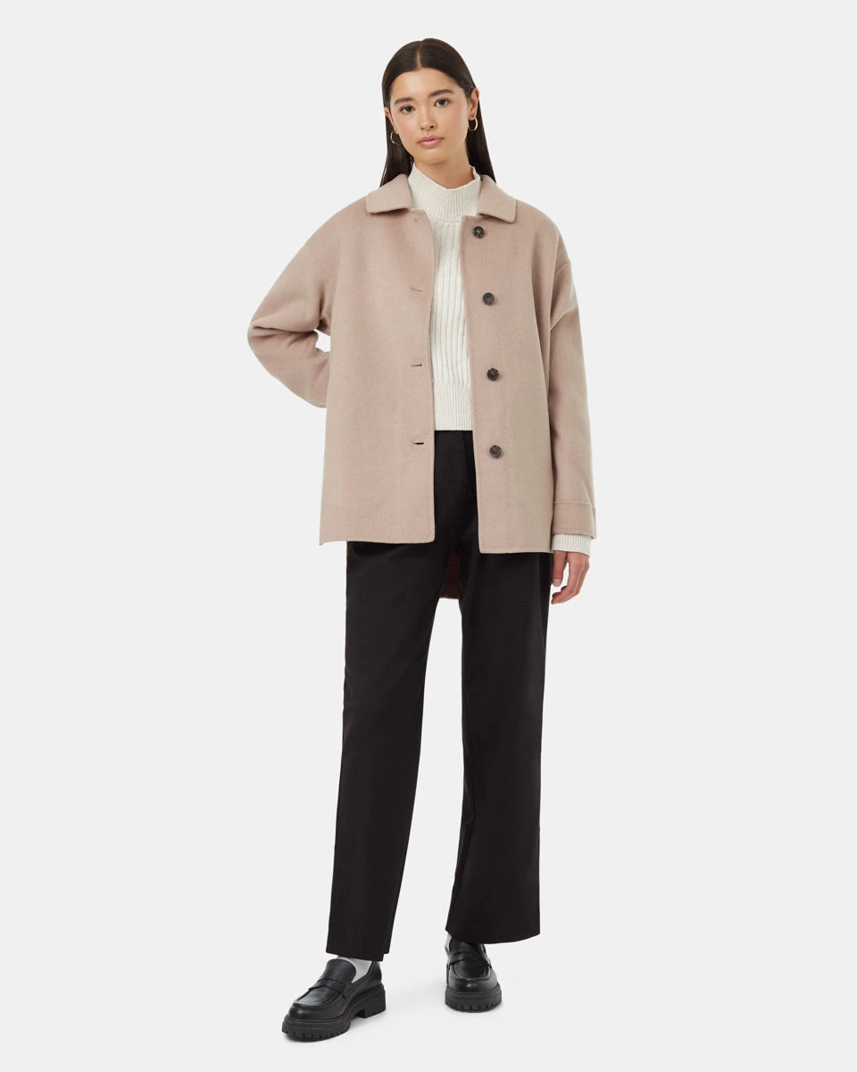 Tentree Wool Button Front Coat - Image 2