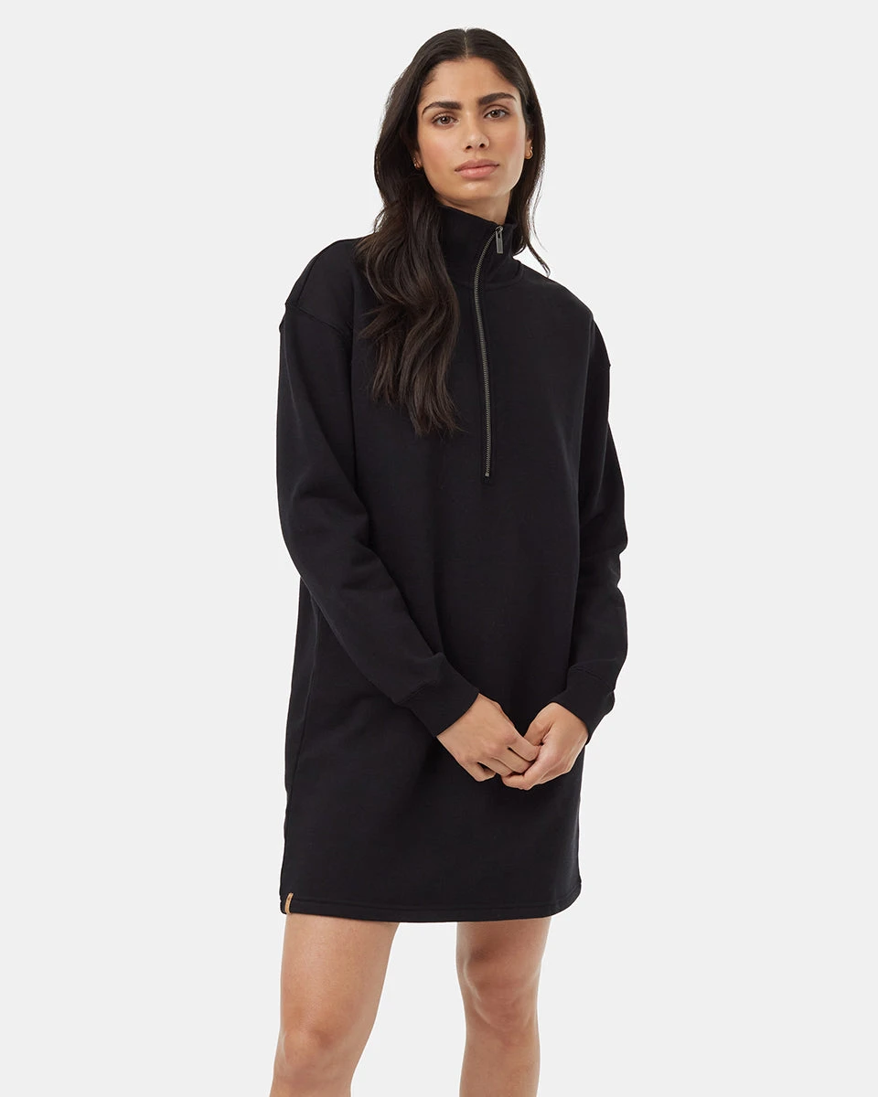 Tentree 1/4 Zip Fleece Dress - Image 2
