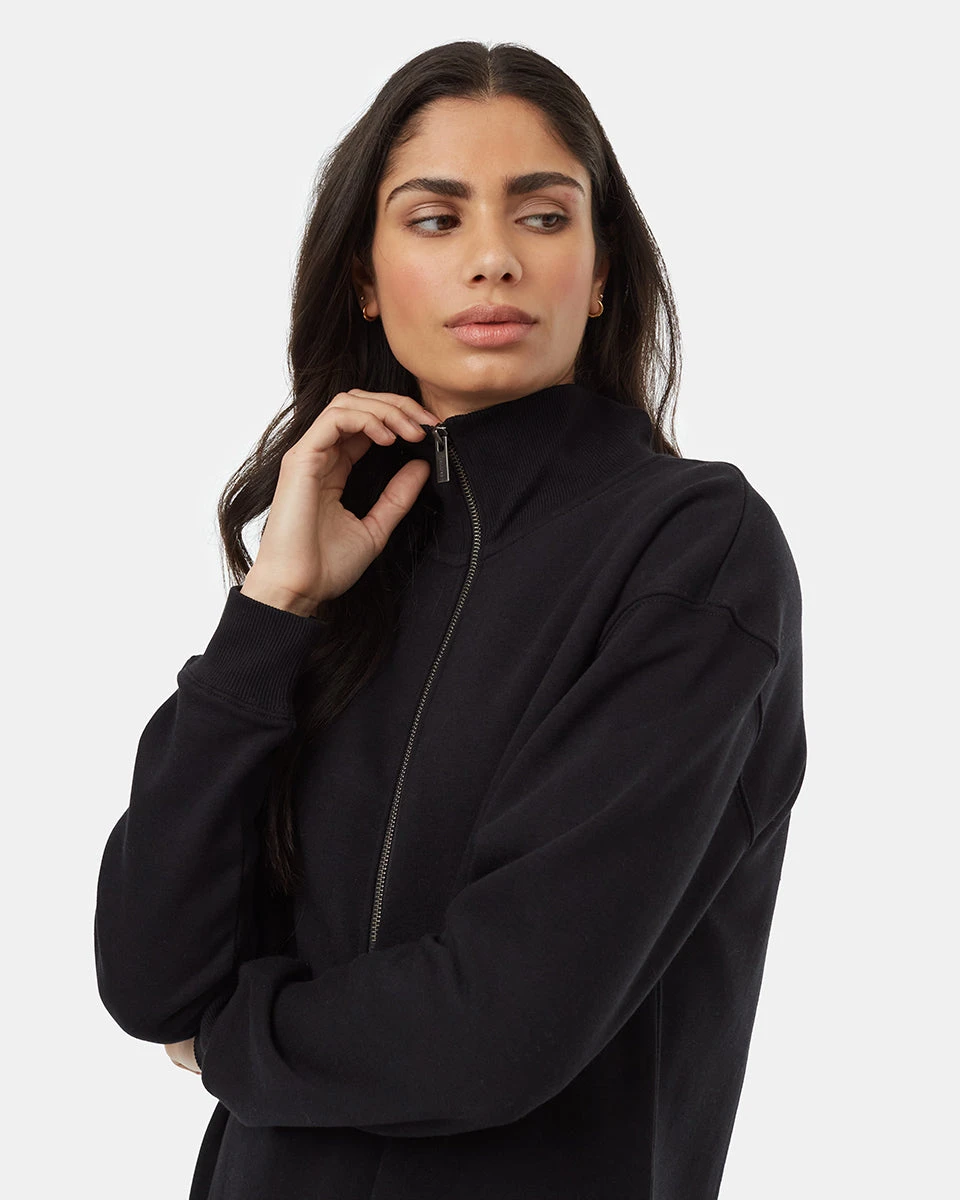 Tentree 1/4 Zip Fleece Dress - Image 3