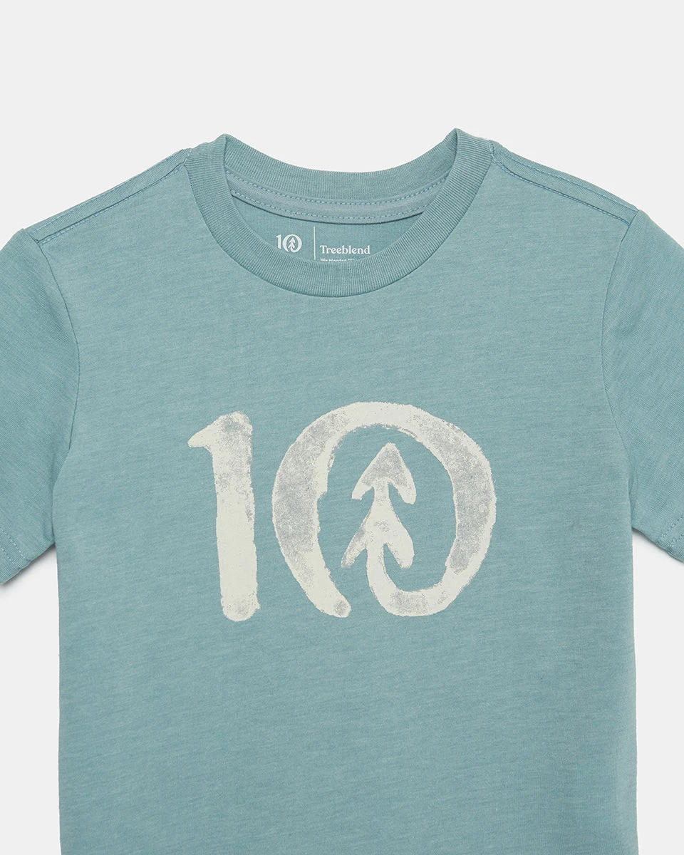 Tentree Kids Watercolour Ten T-Shirt - Image 2