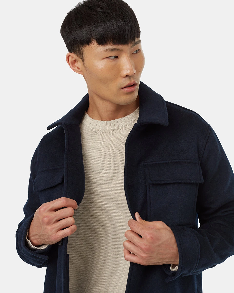 Tentree Wool Button Down Jacket - Image 3
