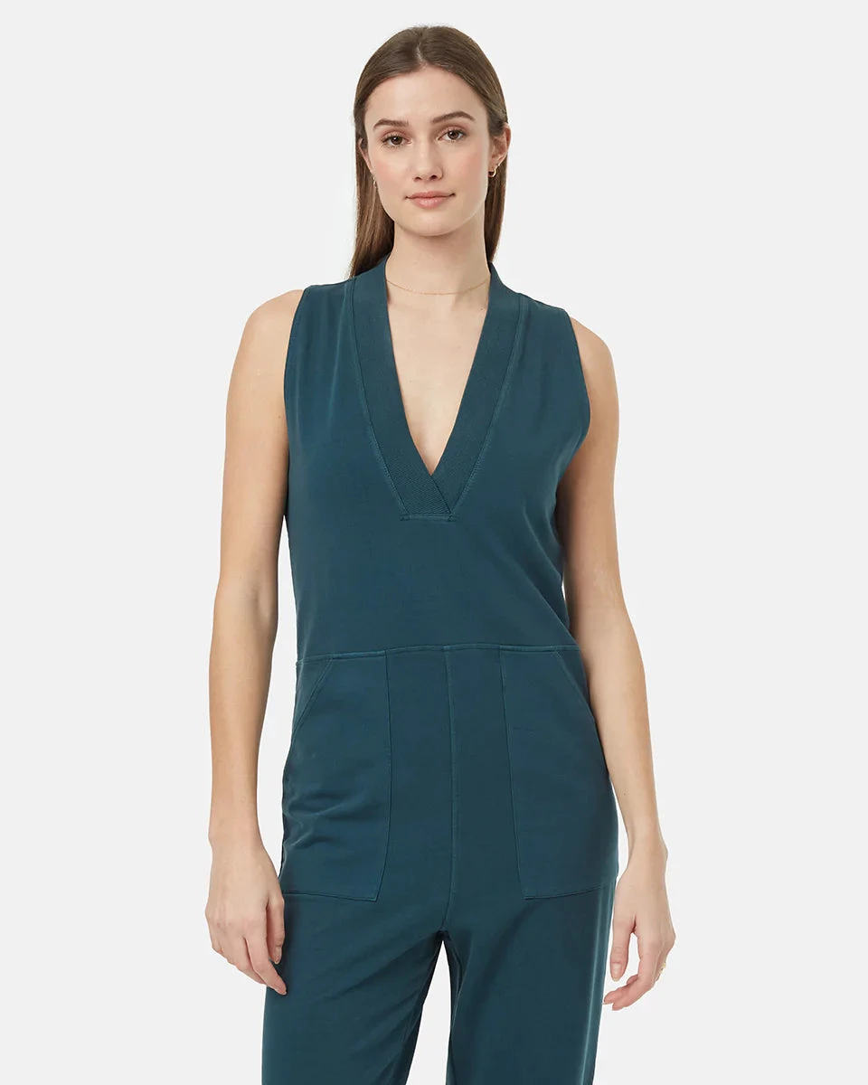 Tentree French Terry V-Neck Jumpsuit - Image 2