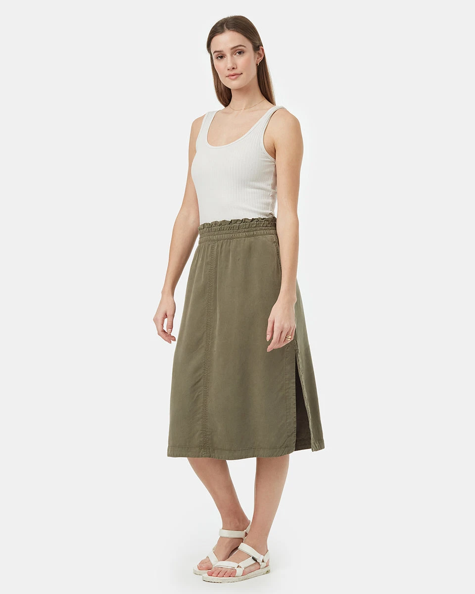 Tentree Tencel Midi Skirt