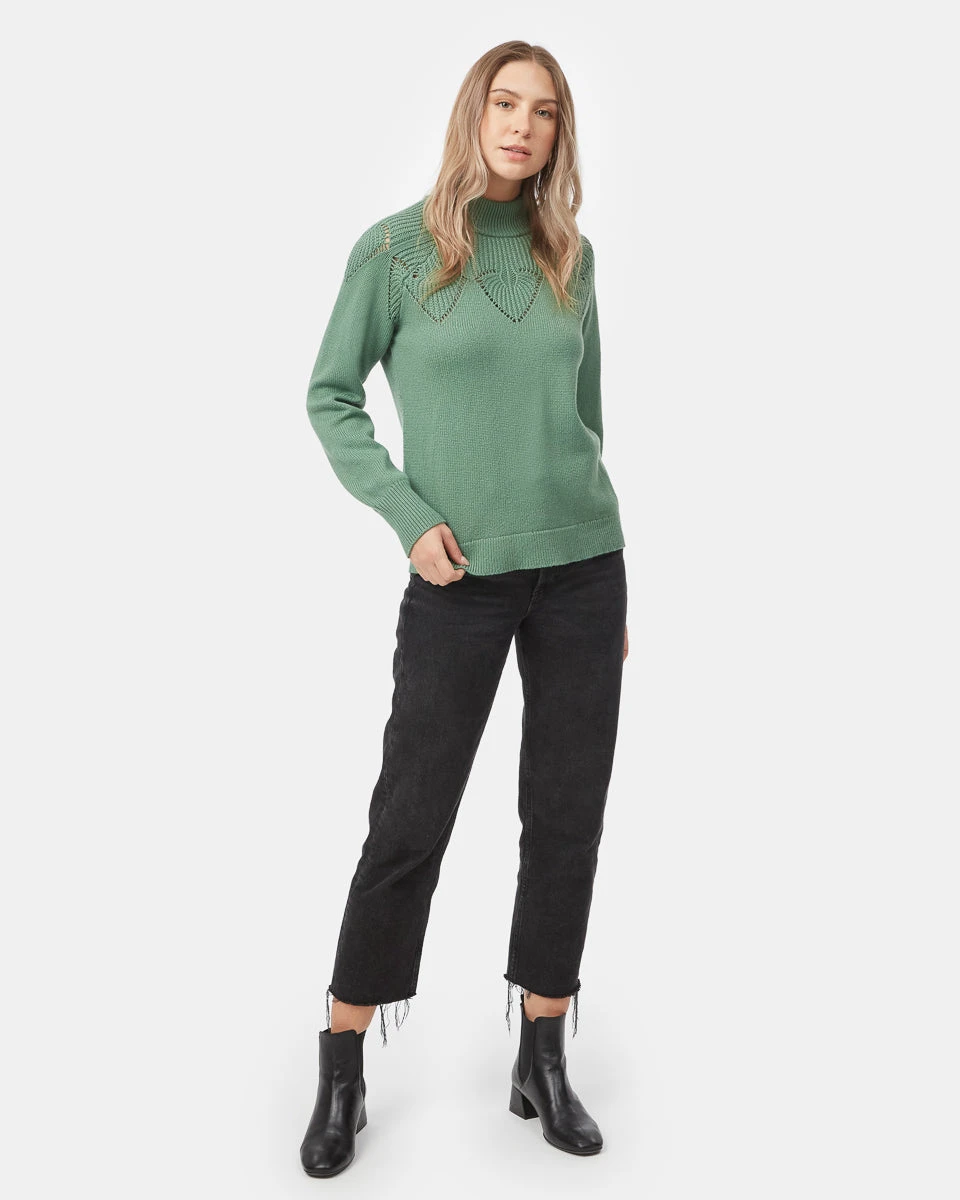 Tentree Highline Pointelle Turtleneck Sweater - Image 2
