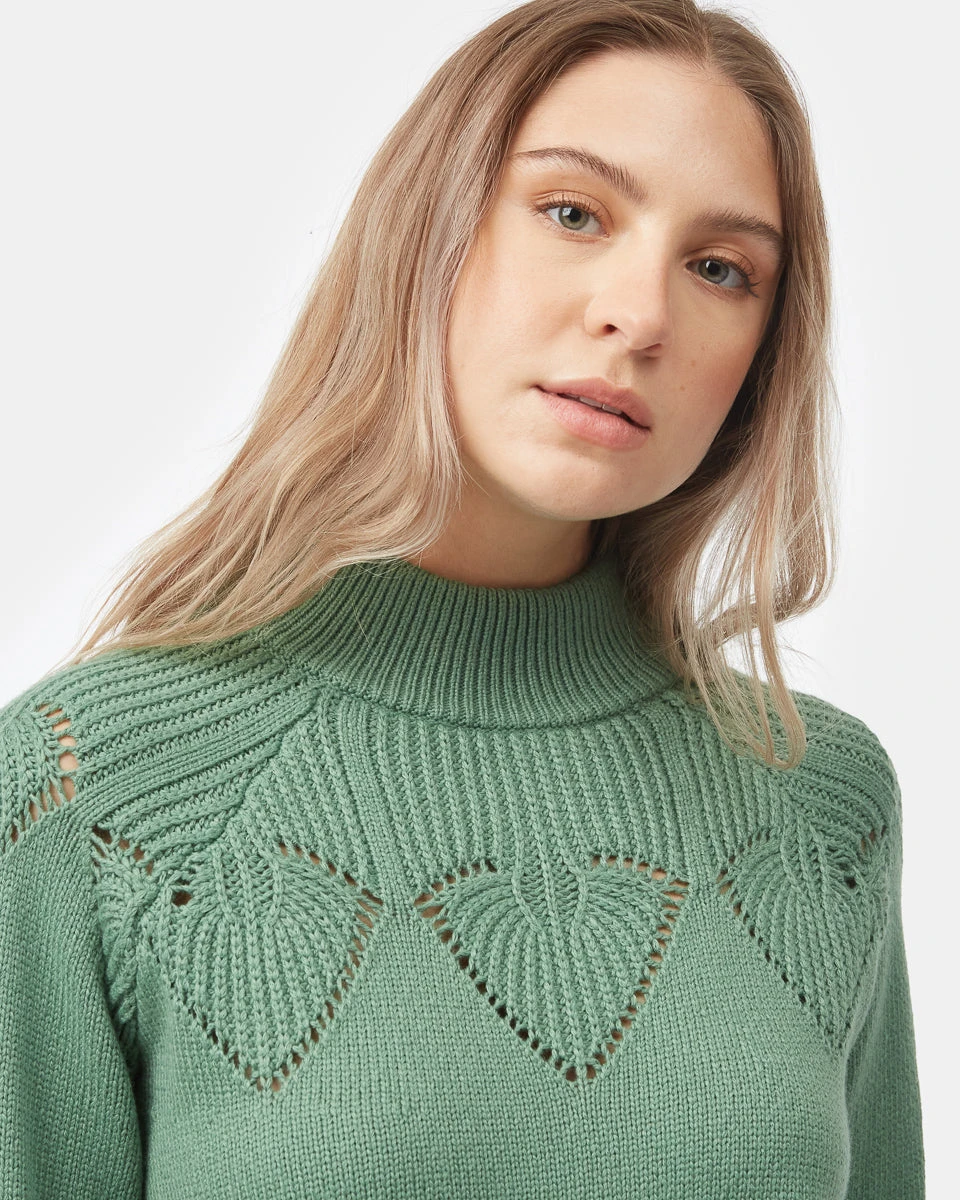 Tentree Highline Pointelle Turtleneck Sweater - Image 4