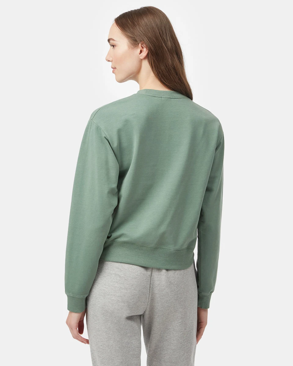 Tentree French Terry V Hem Crew - Image 3