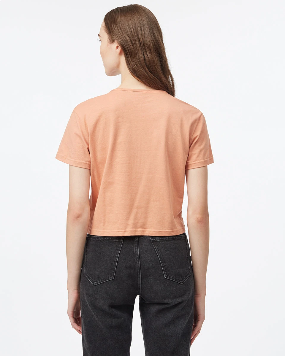 Tentree Organic Cotton Relaxed Cropped T-Shirt - Image 3